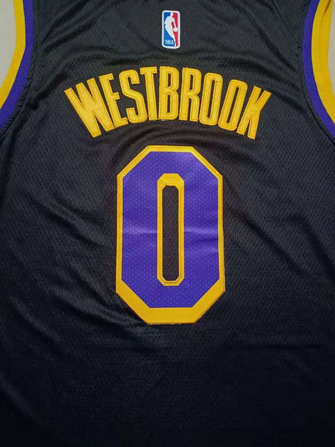 Lakers #0 Black Jersey