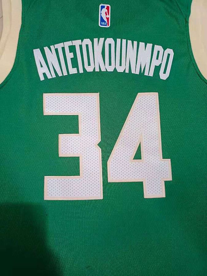 Bucks #34 Giannis Antetokounmpo Jersey