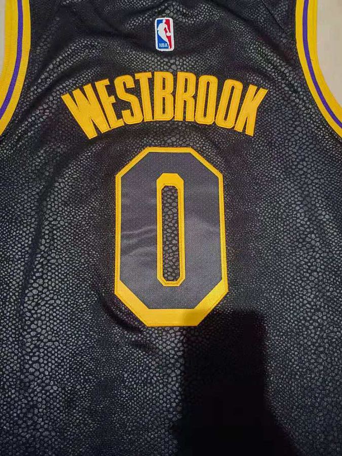 Lakers #0 Black Jersey