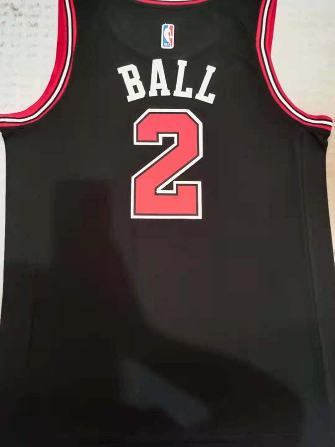 Bulls #2 Black Jersey