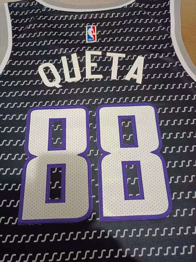 Kings Michael Jordan Black Jersey