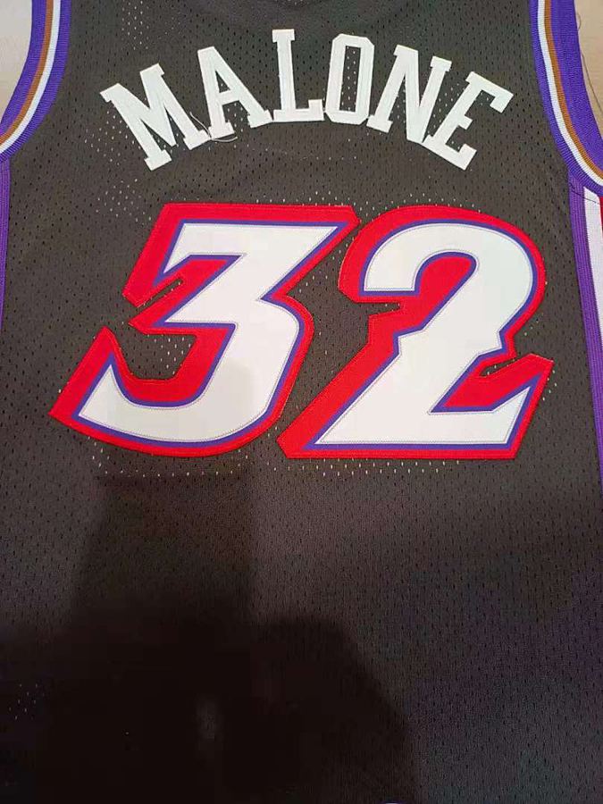 Jazz #32 Black Retro Jersey