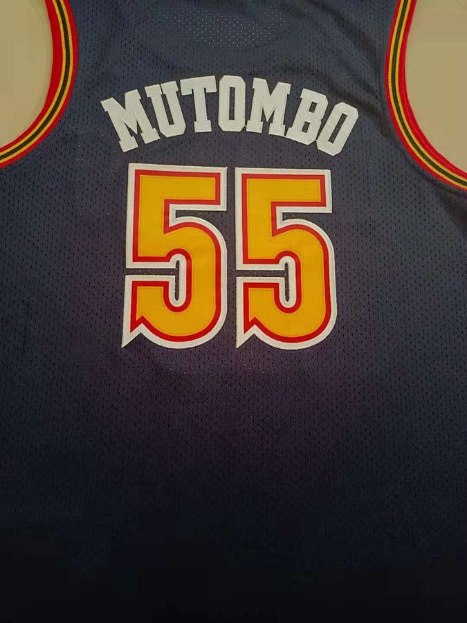Nuggets #55 Navy Blue Retro Jersey