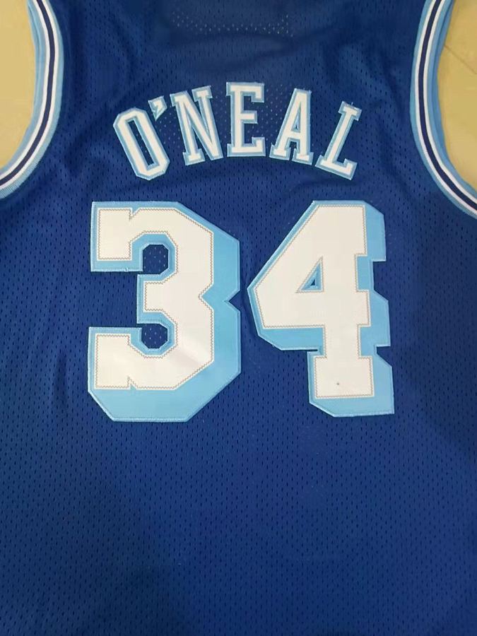 Lakers #34 Shaquille O'Neal Retro Jersey