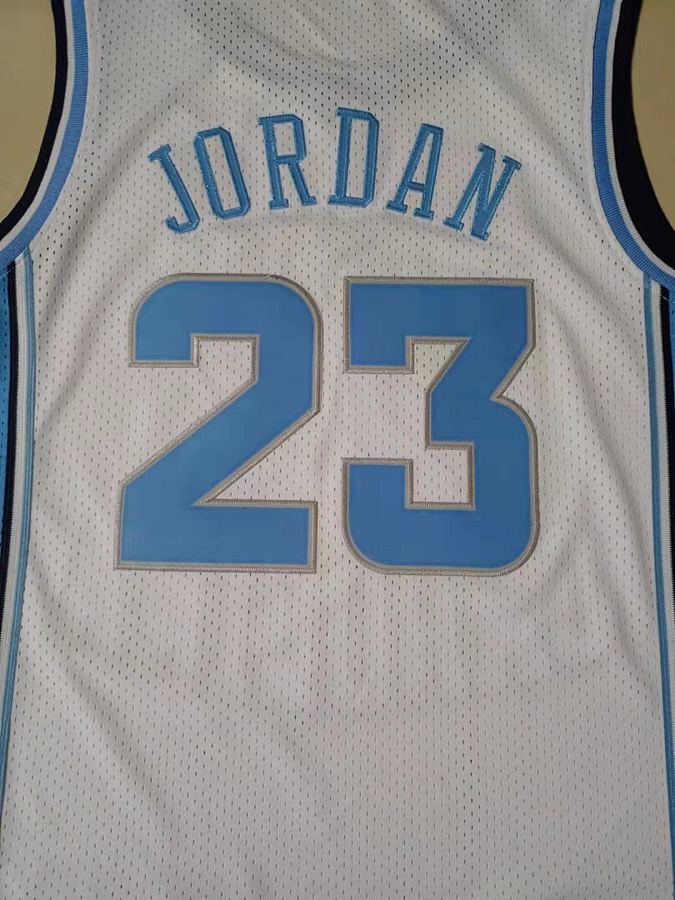 North Carolina Tar Heels #23 Michael Jordan White Retro Jersey