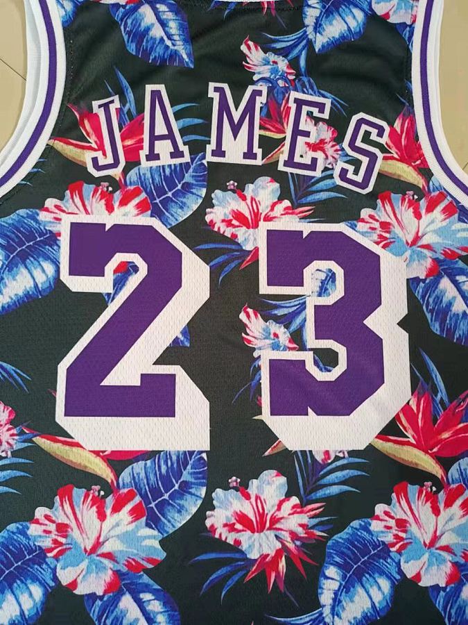Lakers #23 LeBron James Retro Jersey