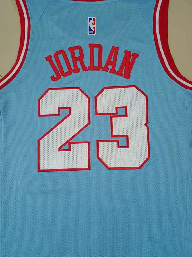 Bulls #23 Light Blue Nike Jersey