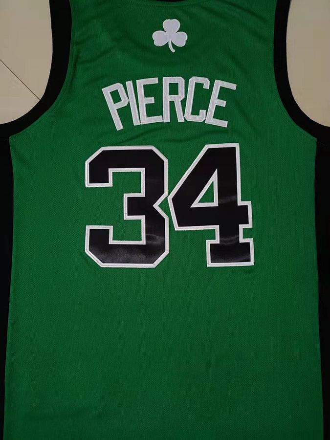 Celtics #34 Paul Pierce Green Retro Jersey