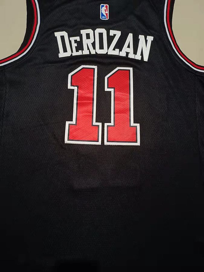 Bulls #11 Red Nike Jersey