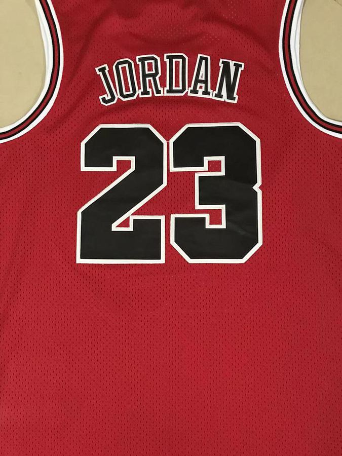 Bulls #23 Red Retro Jersey