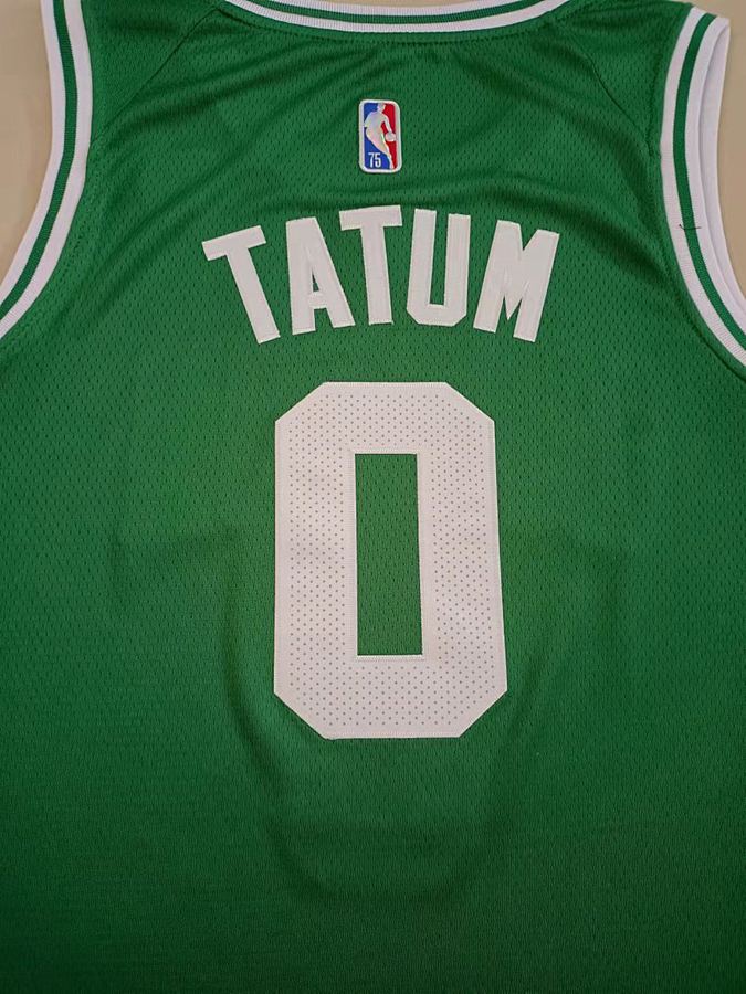 Celtics #0 Jayson Tatum Green Diamond Nike Jersey