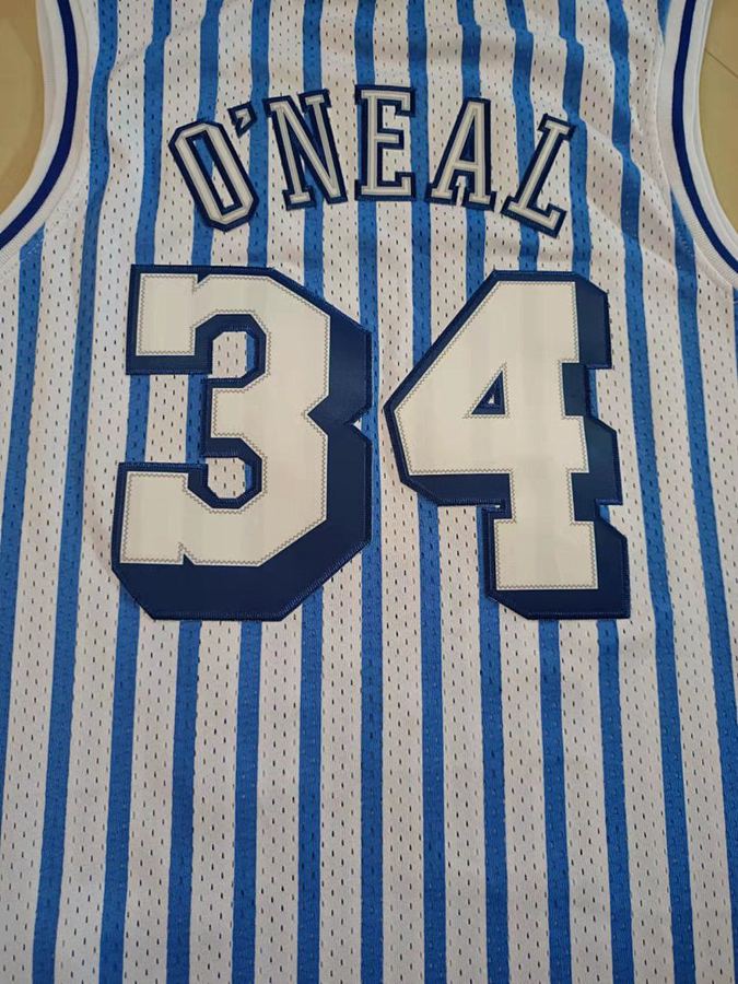 Lakers Shaquille O'Neal White Retro Jersey