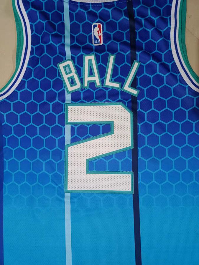 Hornets #2 Blue City Edition Jersey