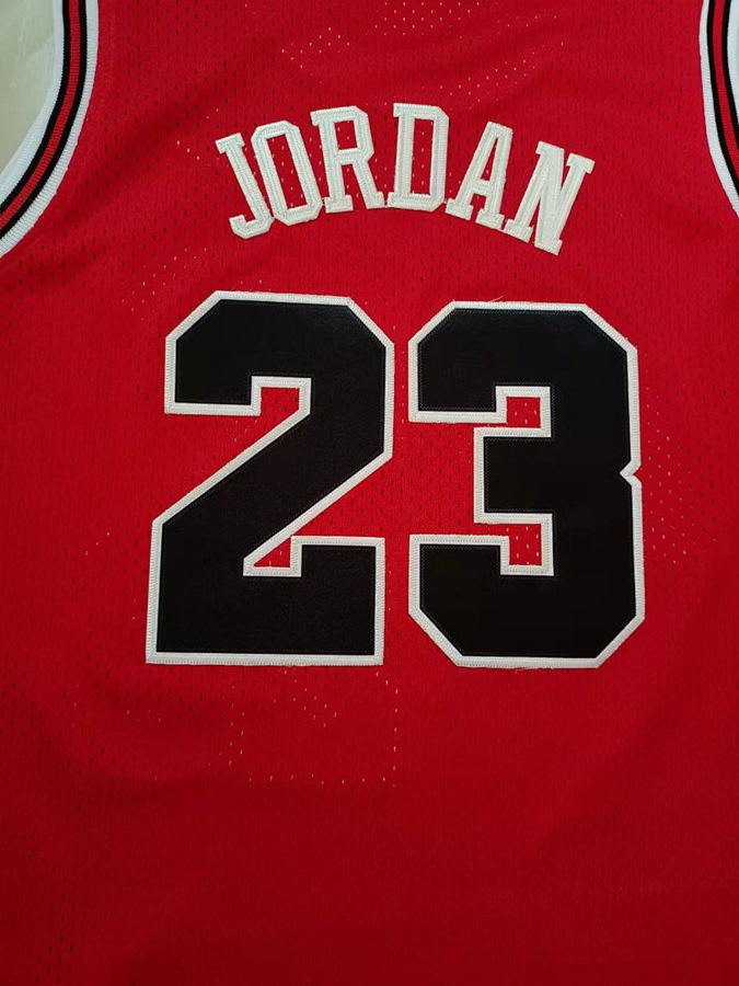 Bulls #23 Red Retro Kids Jersey