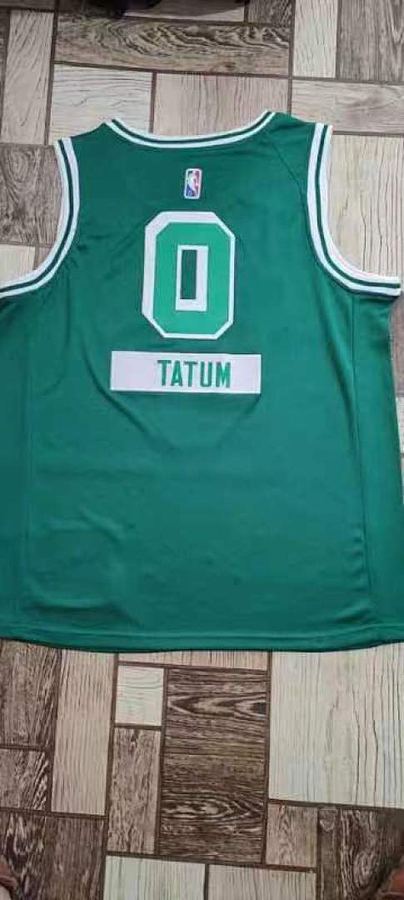 Celtics #0 Jayson Tatum Green 75th Anniversary Nike Jersey