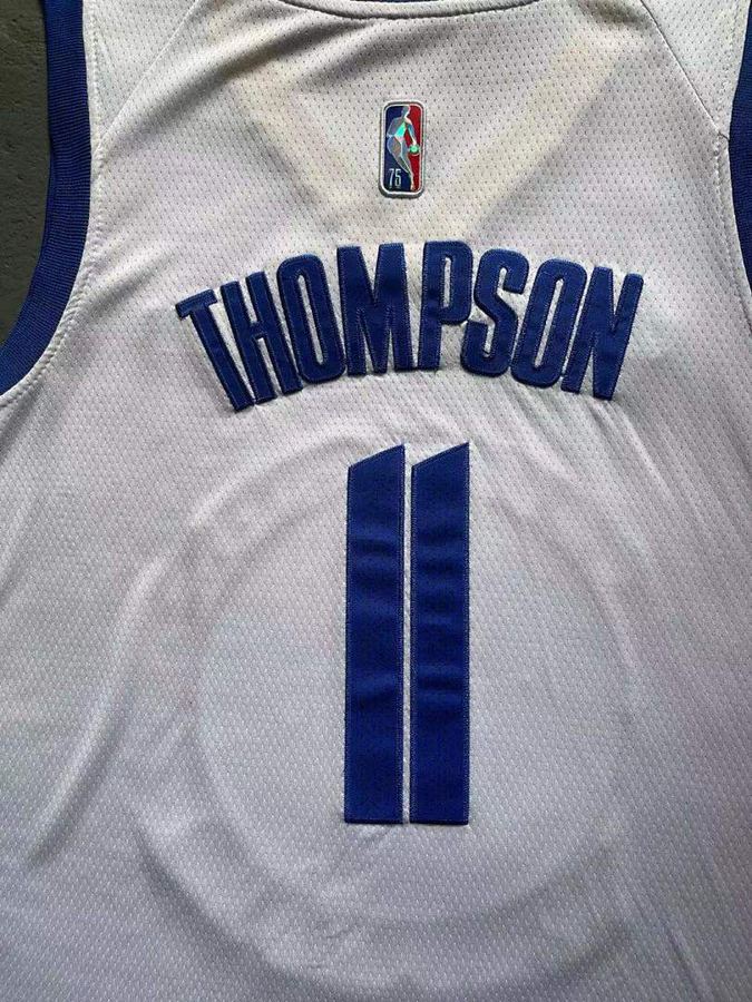 Warriors #11 White Diamond Nike Jersey