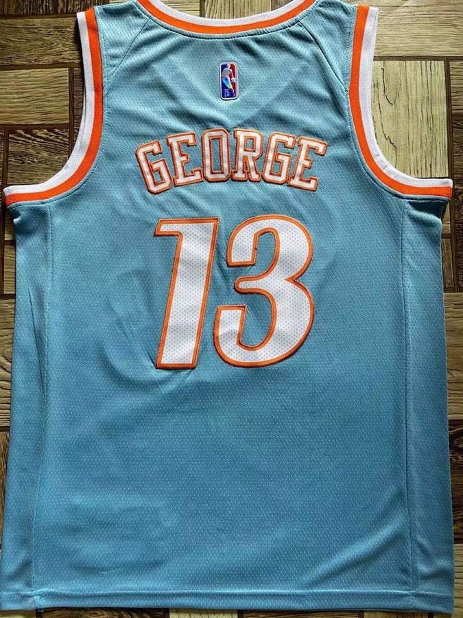 Clippers #13 Blue 75th Anniversary Nike Jersey