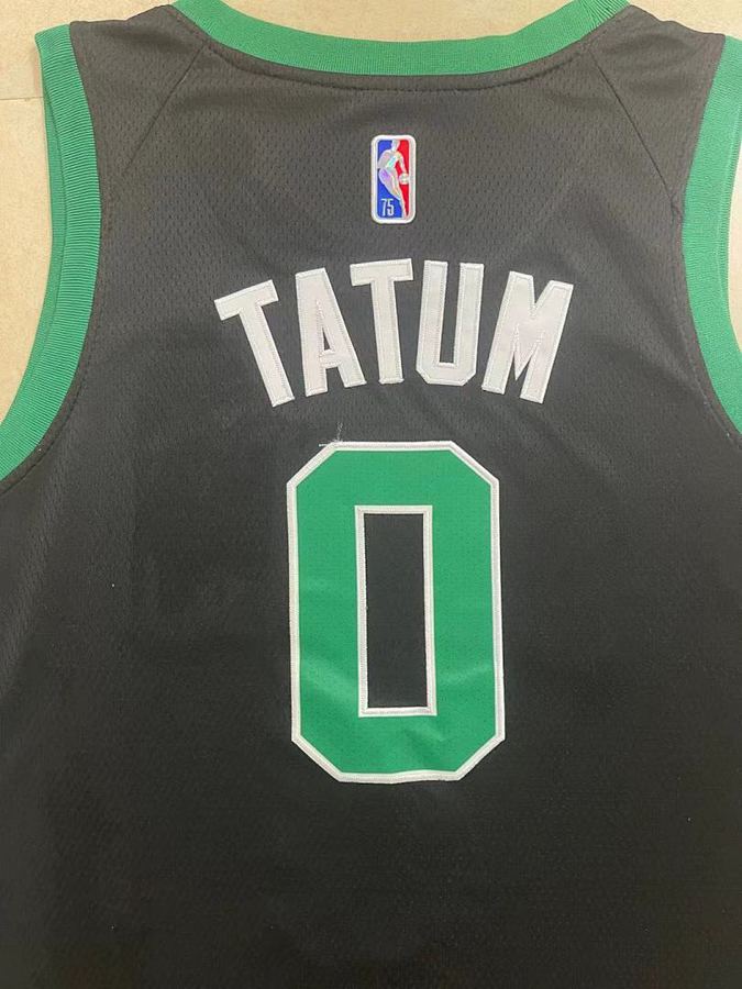 Celtics #0 Michael Jordan Black Diamond Jersey