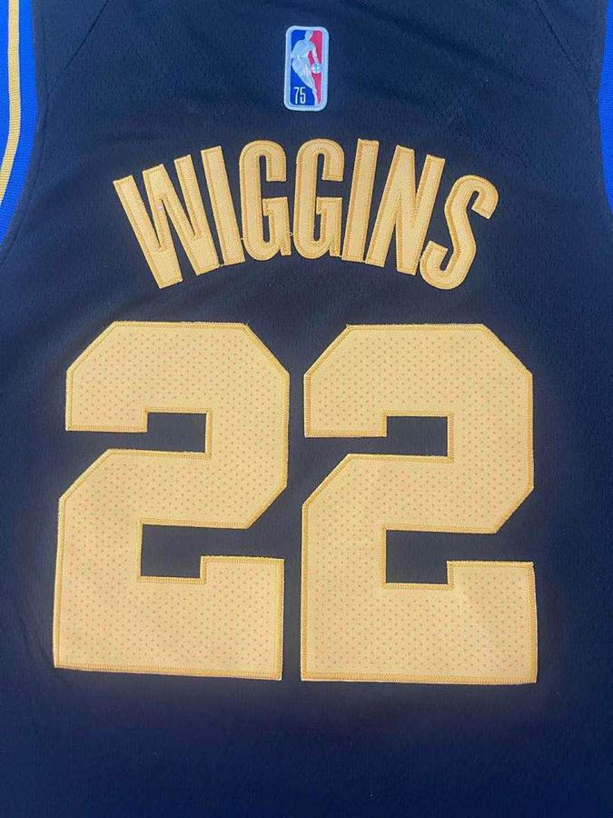 Warriors #22 Black City Edition Diamond Nike Jersey