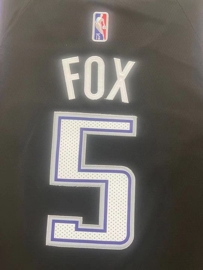 Kings #5 De'Aaron Fox City Edition Diamond Nike Jersey