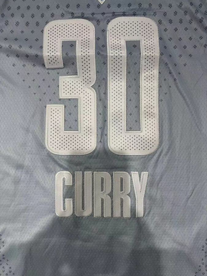 All-Star #30 Michael Jordan Gray All-Star Jersey