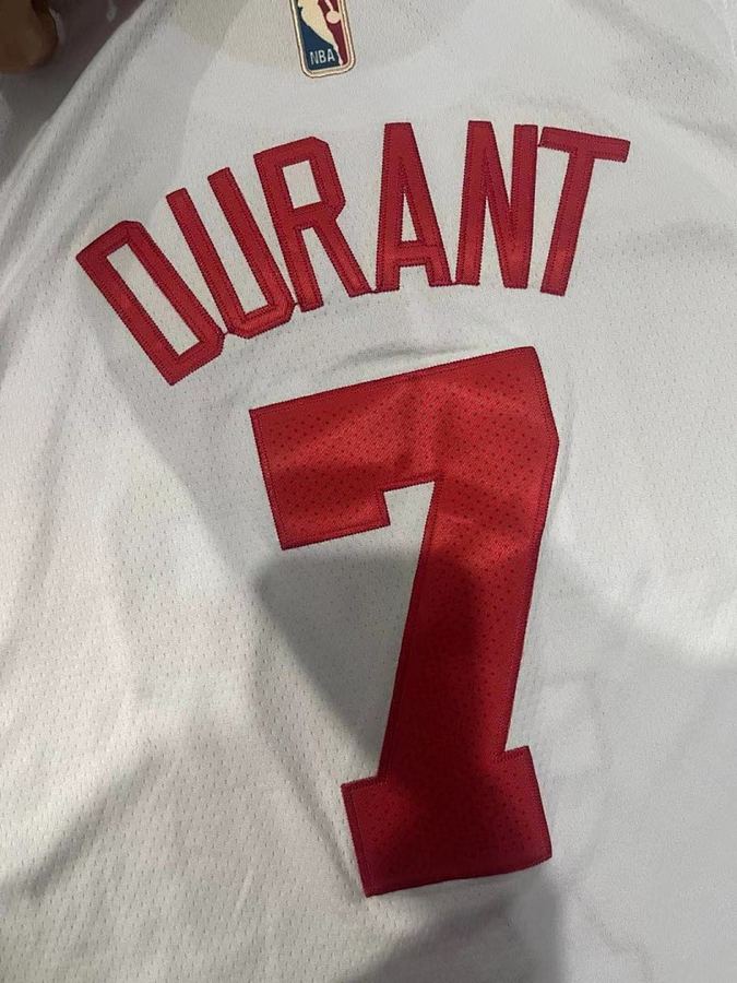 Nets #7 White Nike Jersey
