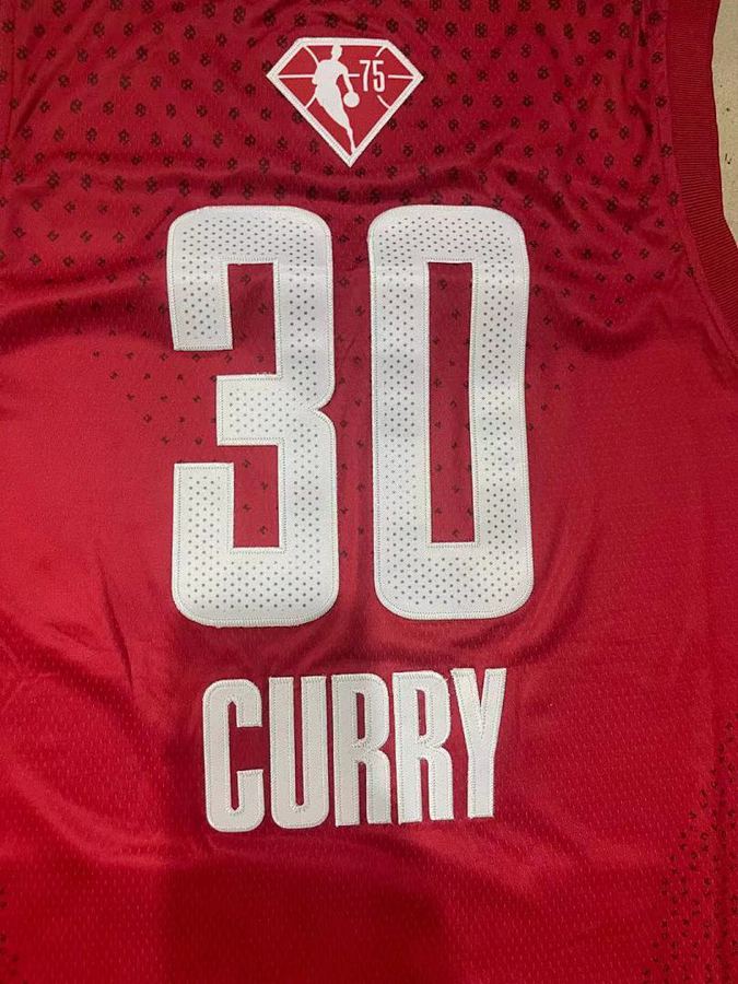 All-Star #30 Michael Jordan Red All-Star Jersey