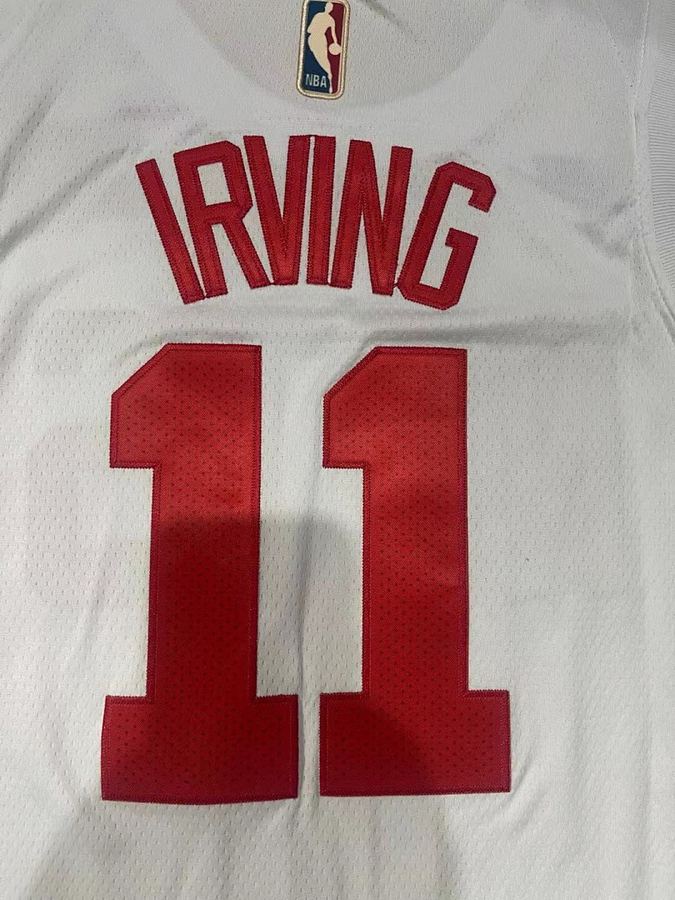 Nets #11 White Nike Jersey