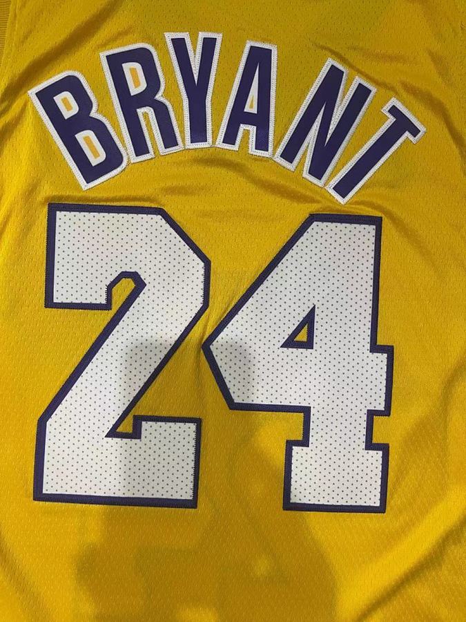 Lakers #24 Yellow Jersey