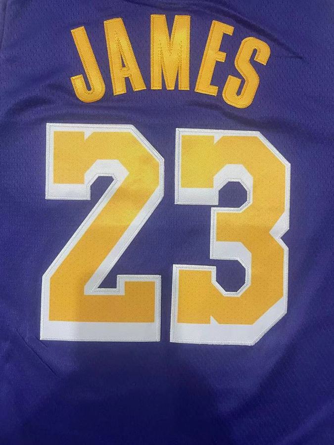 Lakers Michael Jordan Purple Diamond Jersey