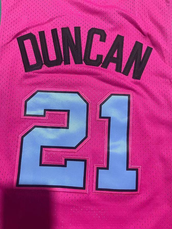 Spurs #21 Red Retro Jersey