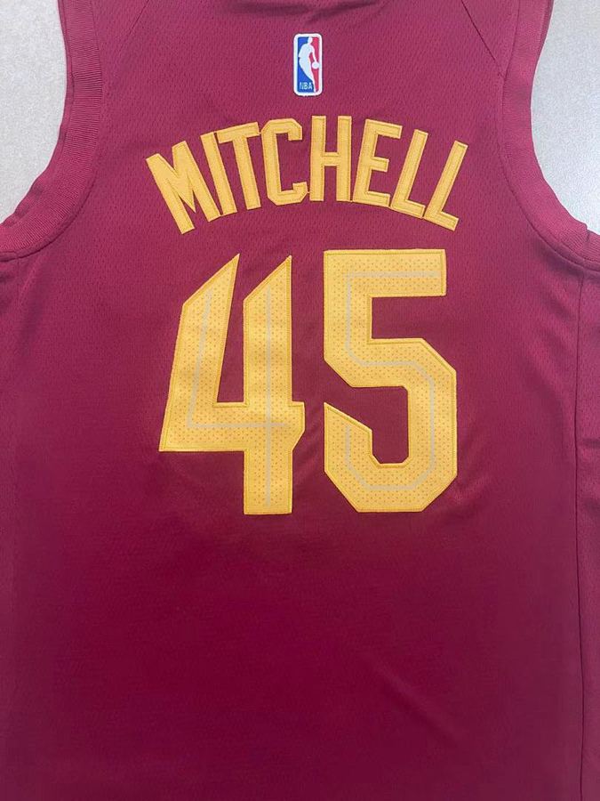 Cavaliers #45 Red Nike Jersey
