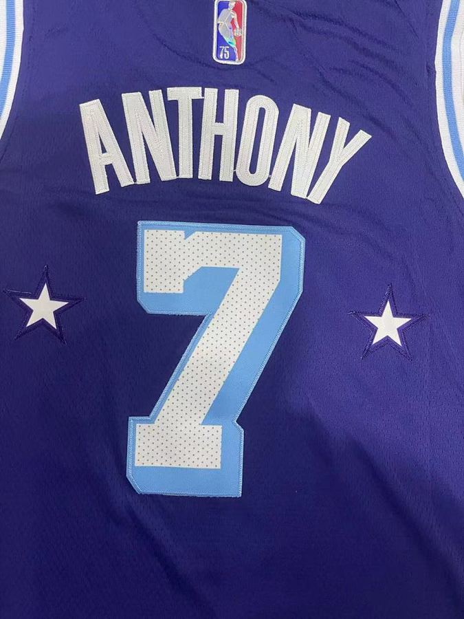 Lakers #7 Purple Diamond Nike Jersey