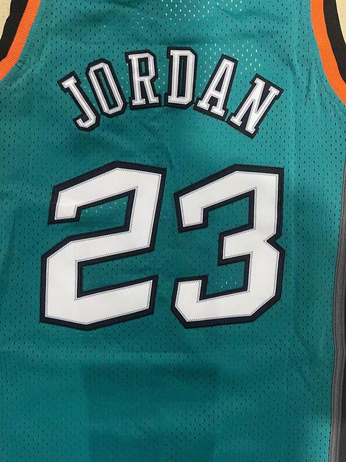 All-Star #23 Michael Jordan Green All-Star Retro Kids Jersey