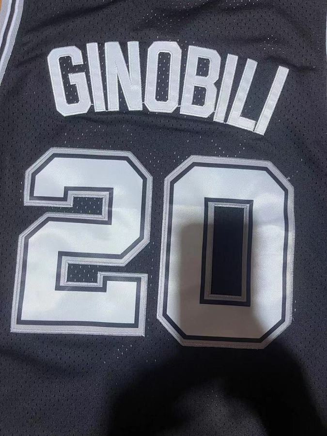 Spurs #20 Black Jersey