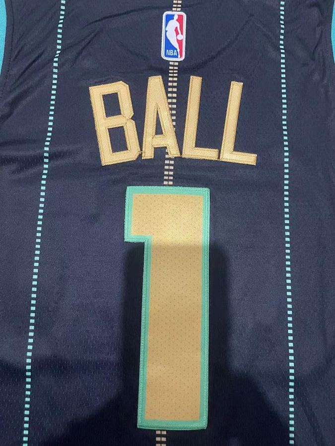 Hornets #1 Michael Jordan City Edition Jersey