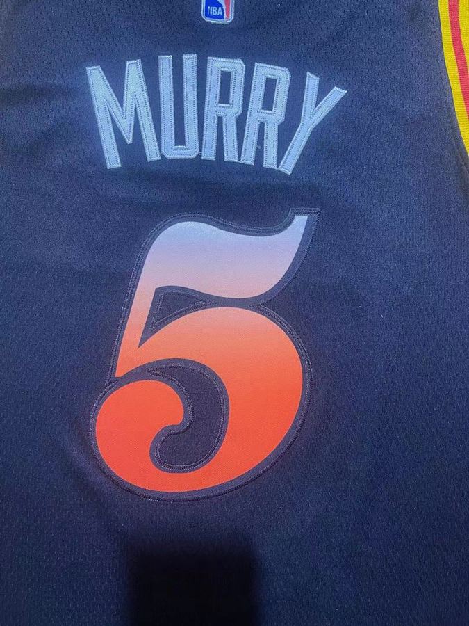 Hawks #5 Black Nike Jersey