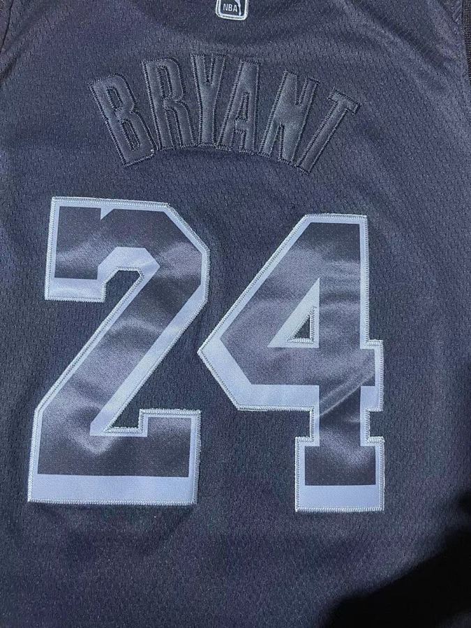 Lakers #24 Black Nike Jersey