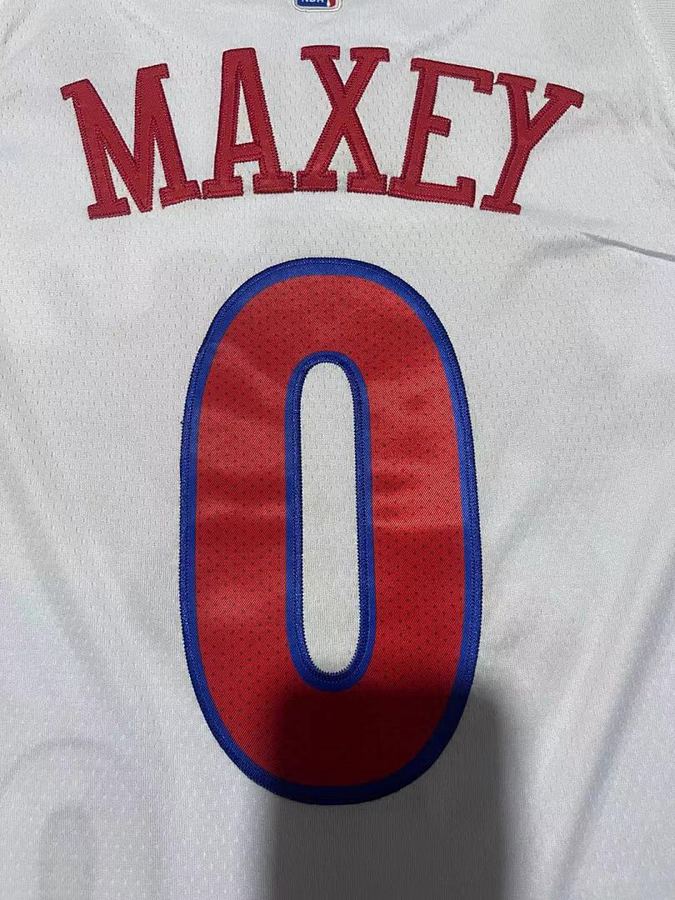 76ers #0 White City Edition Jersey
