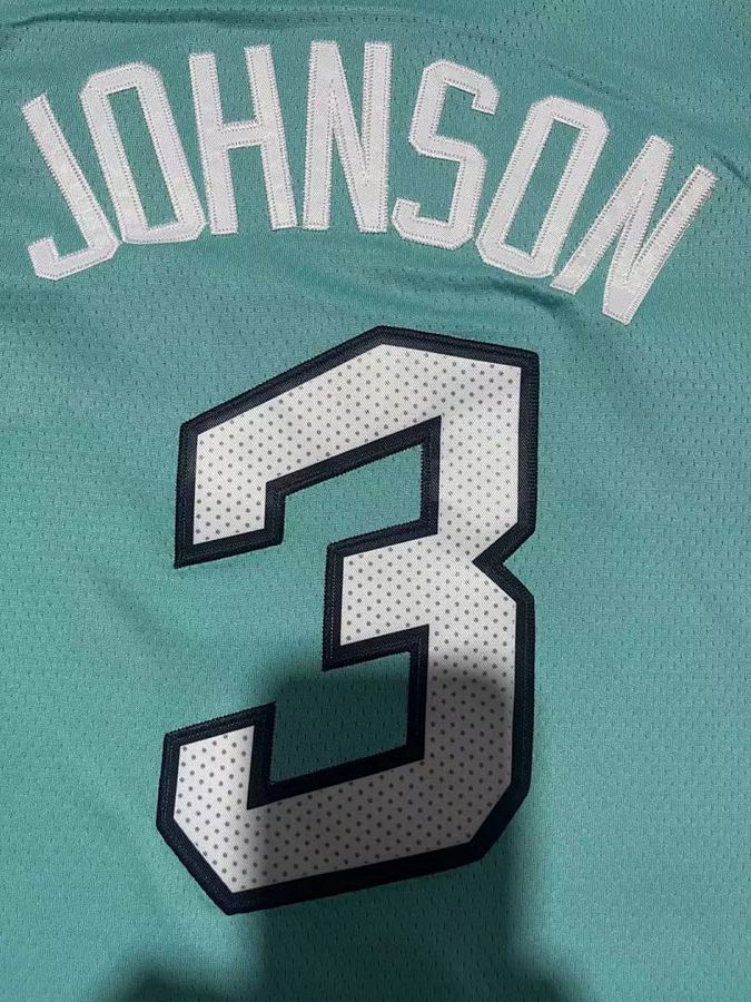 Spurs #3 Green Nike Jersey