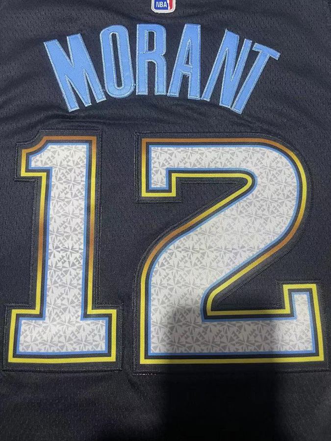 Grizzlies #12 Black Nike Jersey