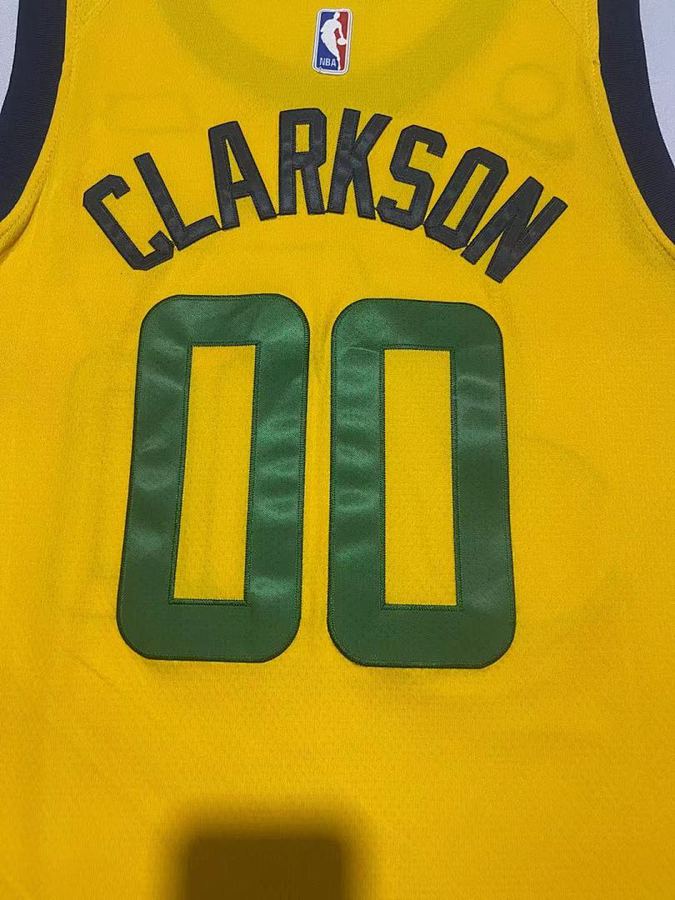 Jazz #0 Yellow Nike Jersey