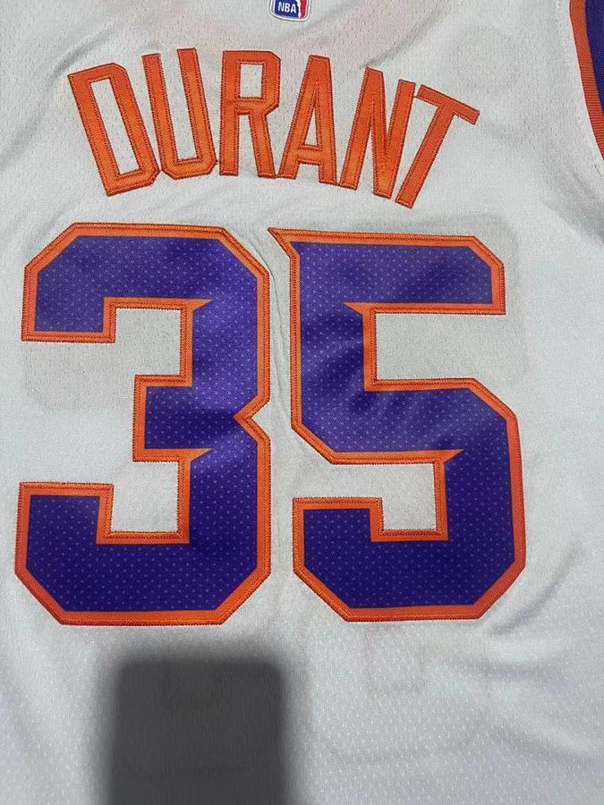 Suns #35 White Nike Jersey