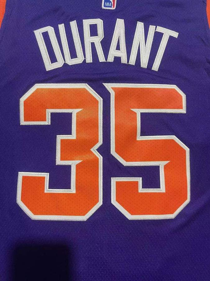 Suns #35 Purple Nike Jersey
