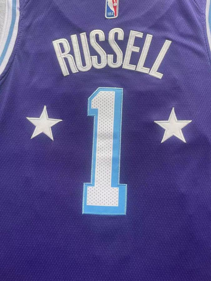 Lakers #1 Purple Nike Jersey