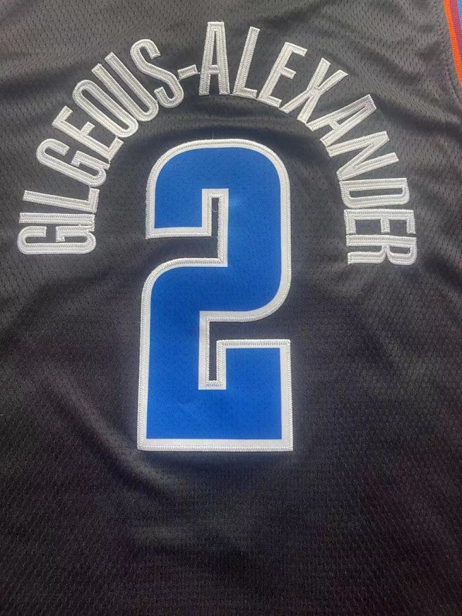 Thunder #2 Black City Edition Jersey
