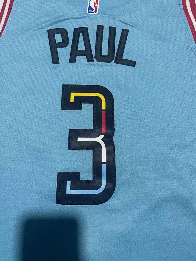 Suns #1 Blue City Edition Jersey