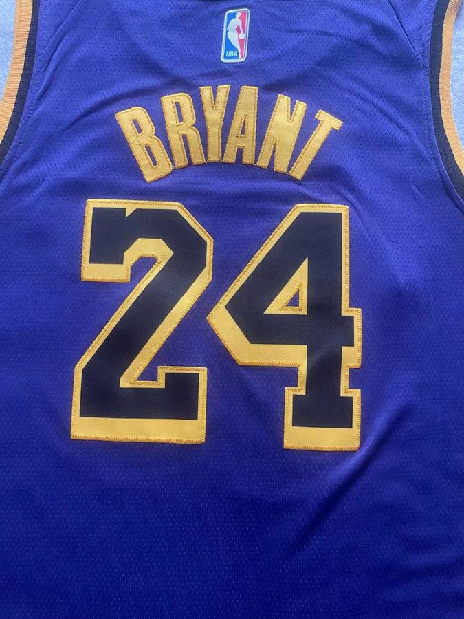Lakers #24 Michael Jordan Purple Jersey