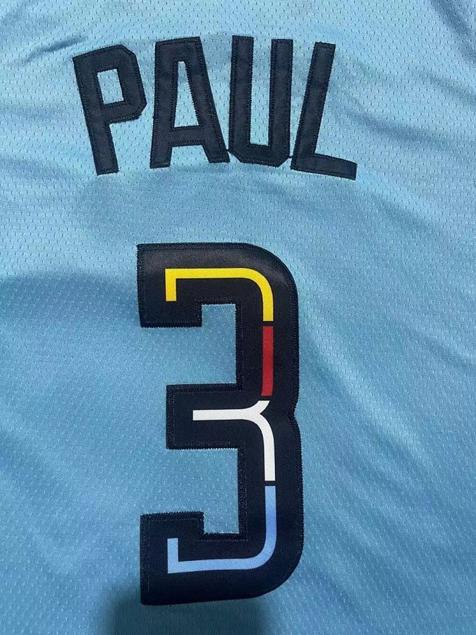 Suns #3 Blue Nike Jersey