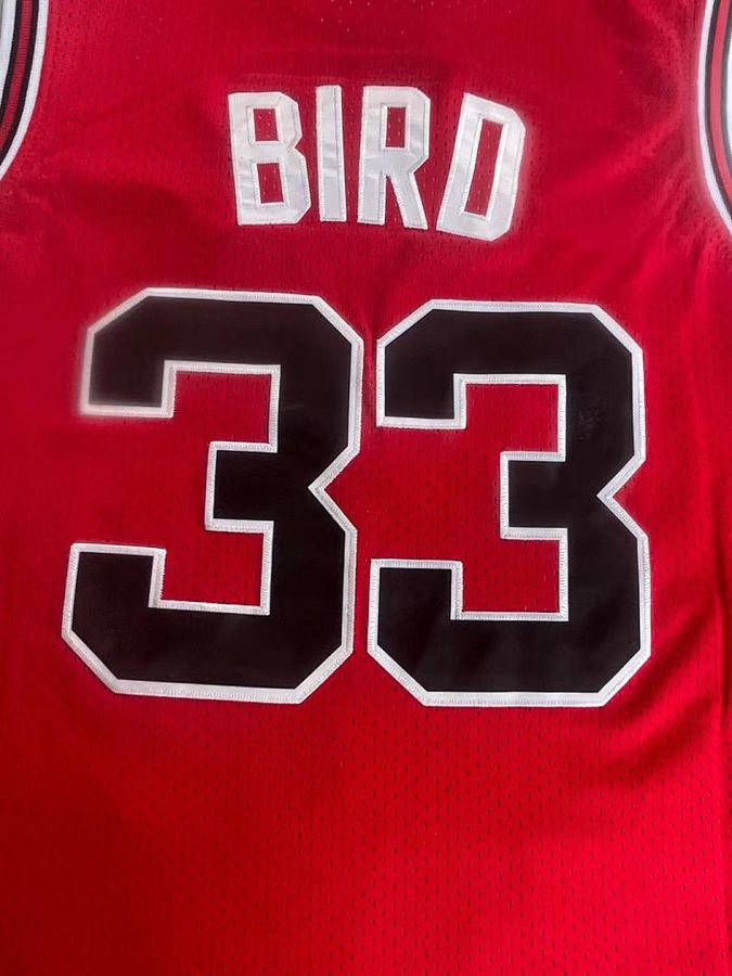 Bulls #33 Red Jersey